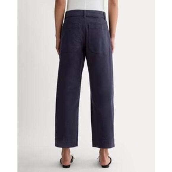 NWT Everlane Women's Blue The Utility Straight-Leg Pant Size 6R - Picture 2 of 7
